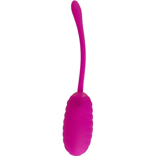 Лиловое виброяйцо Super Soft Silicone Love Ball. Фотография 8.