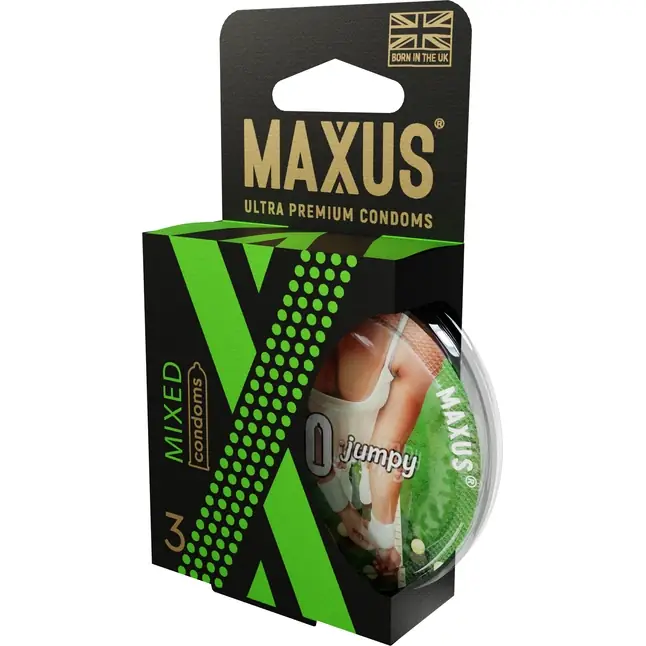 Презервативы в пластиковом кейсе MAXUS AIR Mixed - 3 шт. Фотография 2.