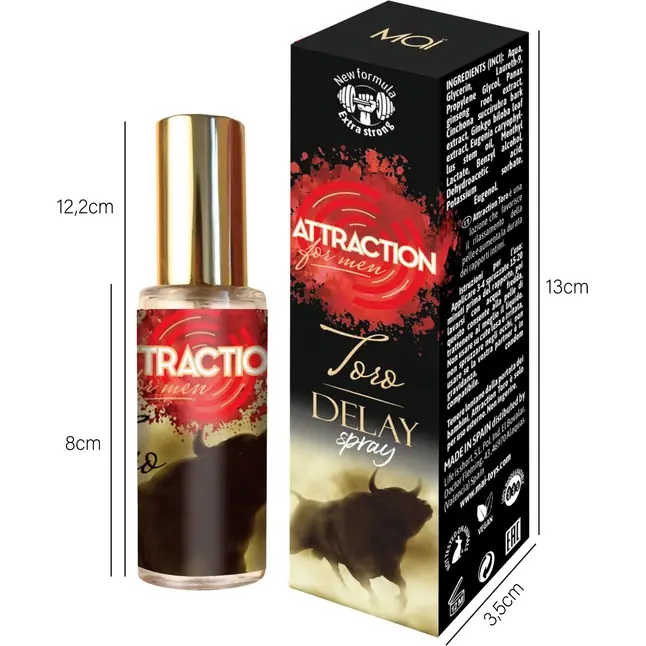Пролонгирующий спрей Toro Delay Spray - 30 мл. Фотография 5.