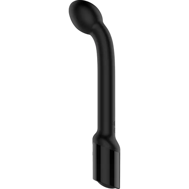 Черный вибростимулятор простаты Rechargeable Prostate Probe - 21,7 см. Фотография 5.