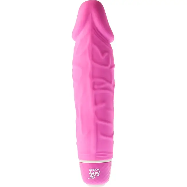 Розовый вибратор-реалистик Classic Mini Vibe - 16 см - Vibes of Love