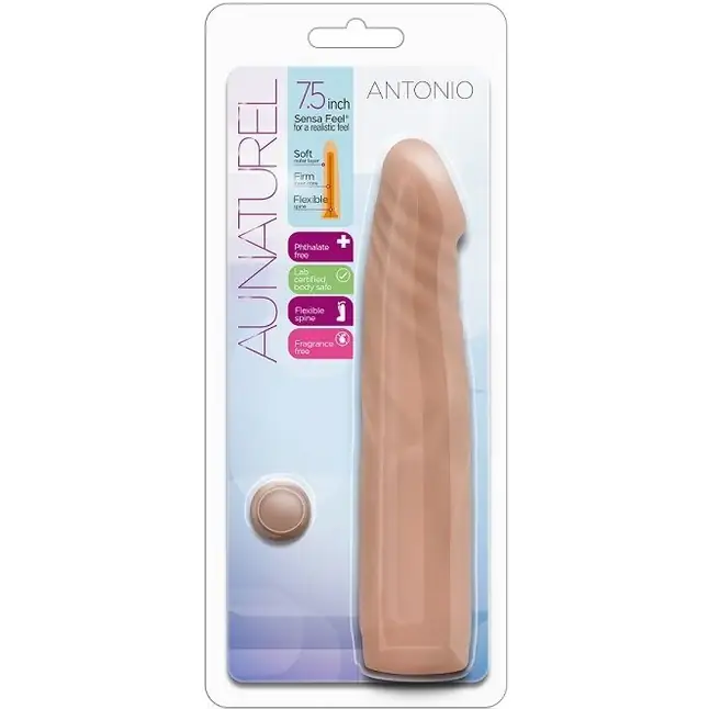 Фаллоимитатор-мулат без мошонки Antonio - 19 см - Au Naturel. Фотография 2.