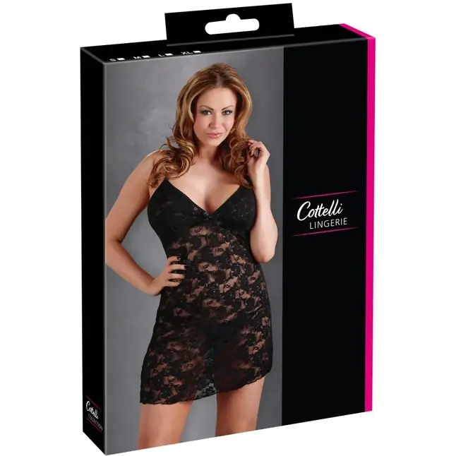 Чувственная кружевная сорочка - Cottelli Collection. Фотография 6.