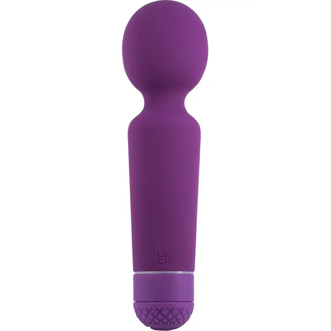 Фиолетовый wand-вибратор - 15,2 см. Фотография 2.