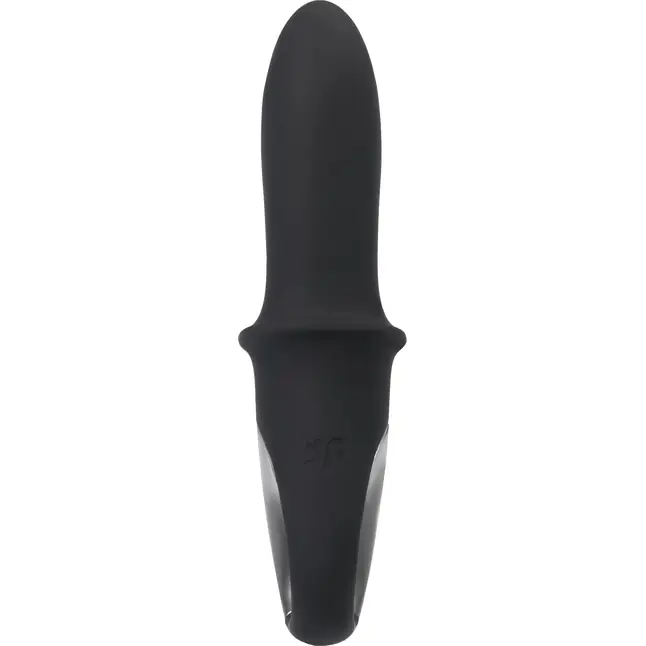 Черный анальный вибратор Hot Passion с функцией нагрева. Фотография 7.