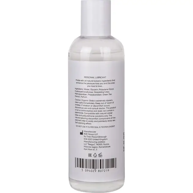 Увлажняющий гель на водной основе с согревающим эффектом OYO Personal Gel Green Tea - 200 мл - OYO cosmetics. Фотография 3.