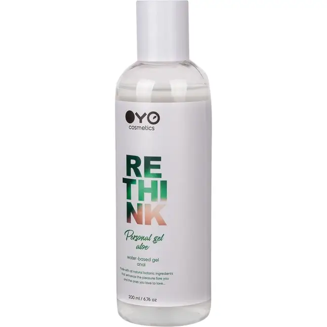 Анальный увлажняющий гель на водной основе OYO Personal Gel Aloe - 200 мл - OYO cosmetics. Фотография 2.
