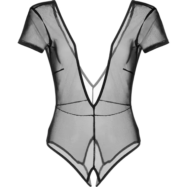 Эротическое боди Abandon с короткими рукавами - WANAME APPAREL. Фотография 10.