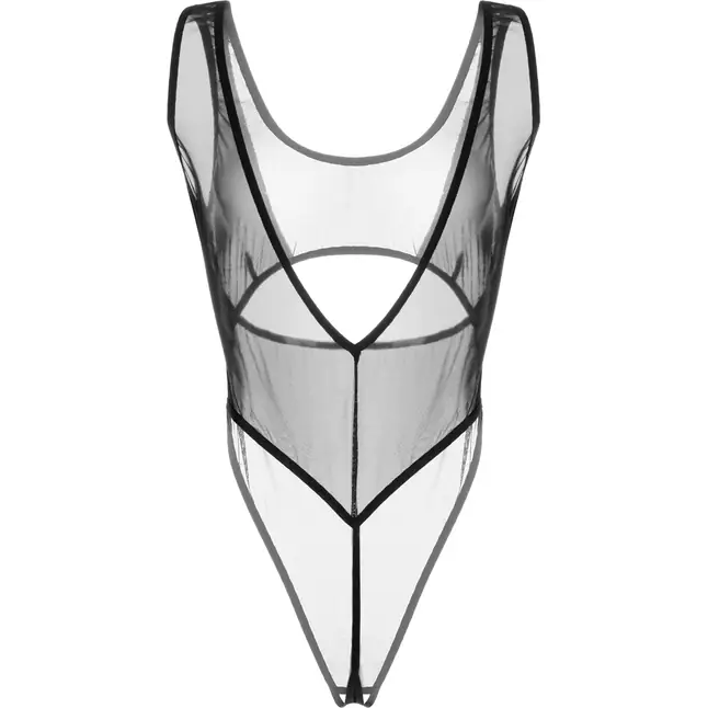Полупрозрачное эротическое боди Lightness - WANAME APPAREL. Фотография 15.