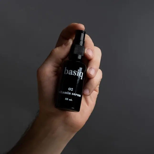 Мужская витаминная сыворотка для лица basiq Vitamin Serum - 50 мл. Фотография 3.