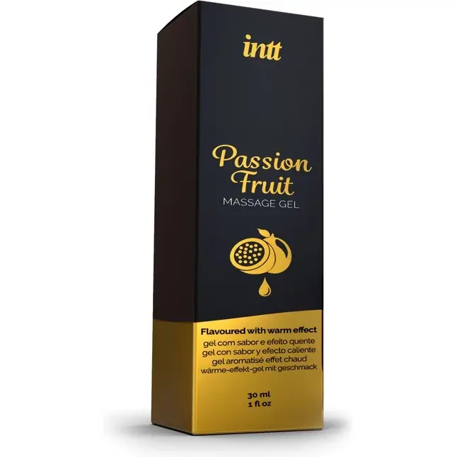 Массажный гель с ароматом маракуйи Passion Fruit - 30 мл. Фотография 3.