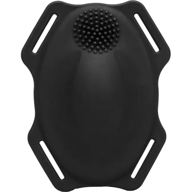 Черный женский страпон с вибрацией Me2 Remote Rumbler - 16,5 см - Her Royal Harness. Фотография 8.