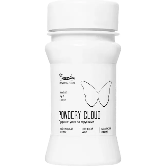 Пудра для ухода за игрушками Powdery Cloud с нейтральным ароматом - 40 гр