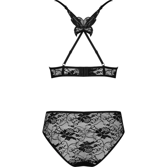Оригинальный комплект Kokietta с аппликацией-бабочкой - Sexy. Фотография 6.