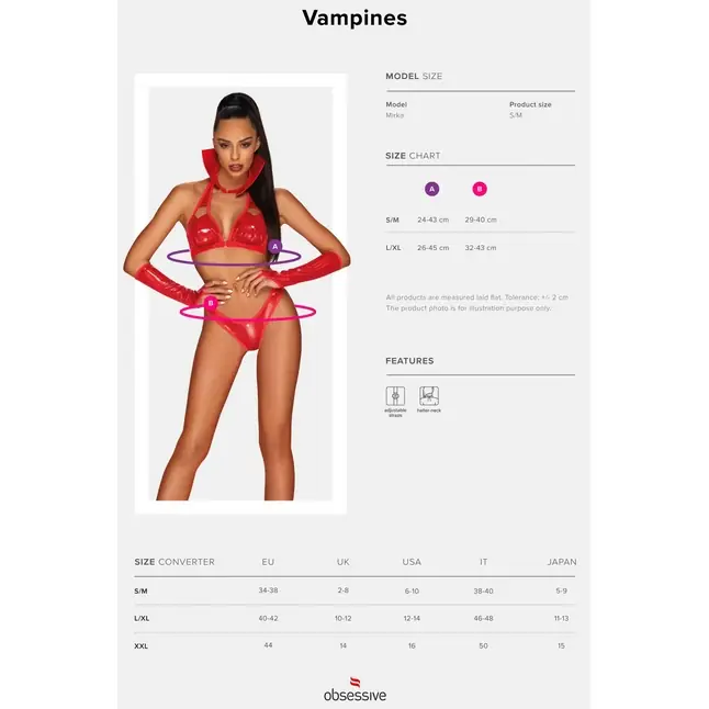 Костюм вампирши Vampines из 4 предметов - Fun. Фотография 6.