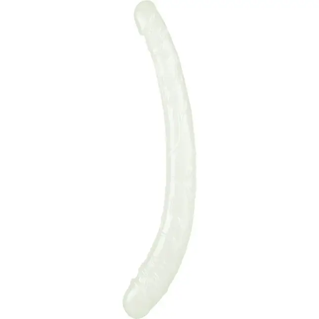 Светящийся в темноте фаллоимитатор 14.5 Lumino Play Double Dildo - 37 см