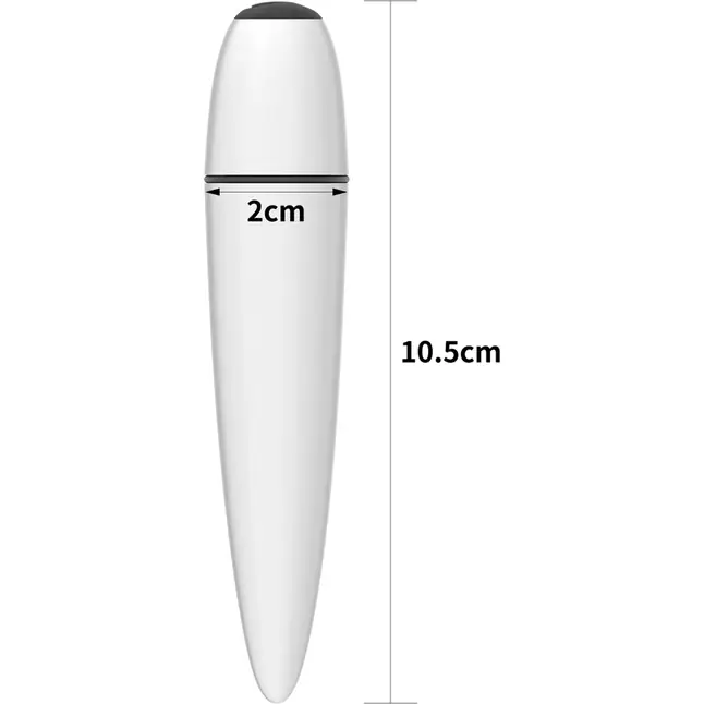 Белый мини-вибратор IJOY Rechargeable Power Play - 10,5 см. Фотография 3.