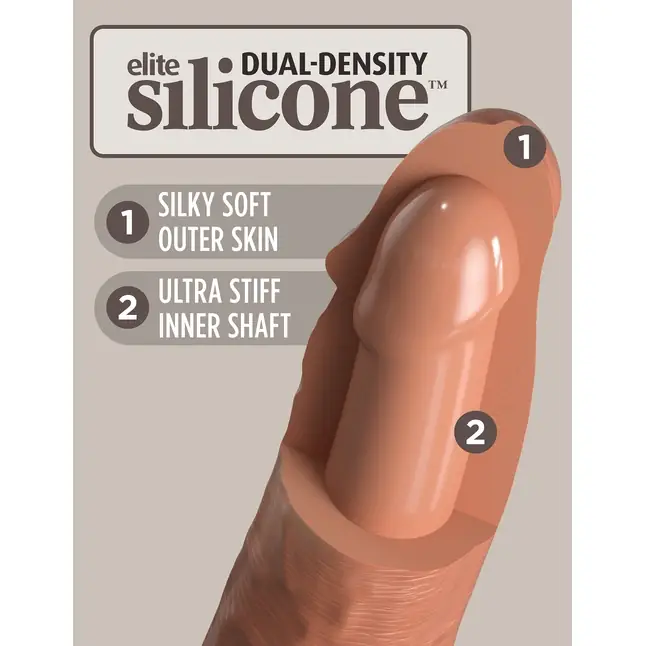 Страпон-система Comfy Silicone Body Dock Kit - 21 см - King Cock Elite. Фотография 11.