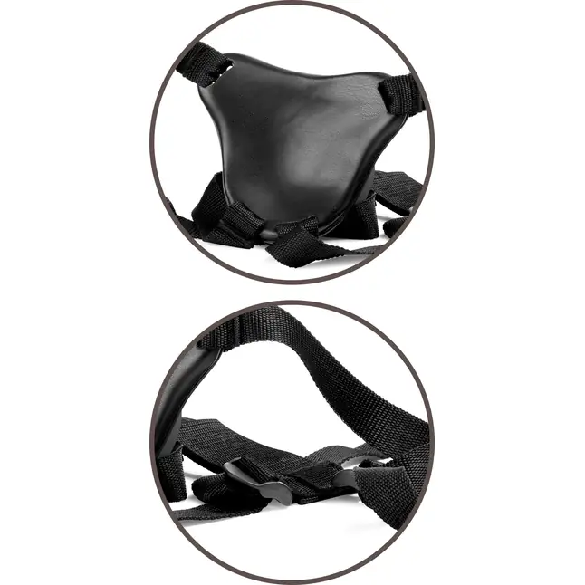 Страпон-система Comfy Silicone Body Dock Kit - 21 см - King Cock Elite. Фотография 8.