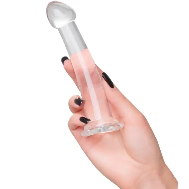 Прозрачный фаллоимитатор Jelly Dildo S - 15,5 см. Фотография 2.