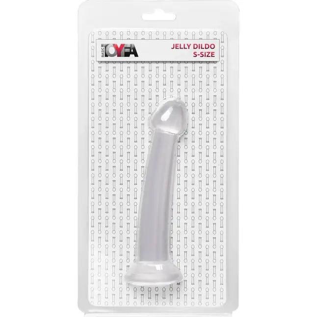Прозрачный фаллоимитатор Jelly Dildo S - 15,5 см. Фотография 5.