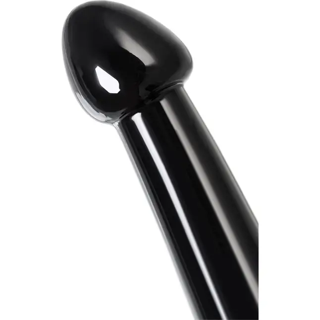 Черный фаллоимитатор Jelly Dildo M - 18 см. Фотография 7.
