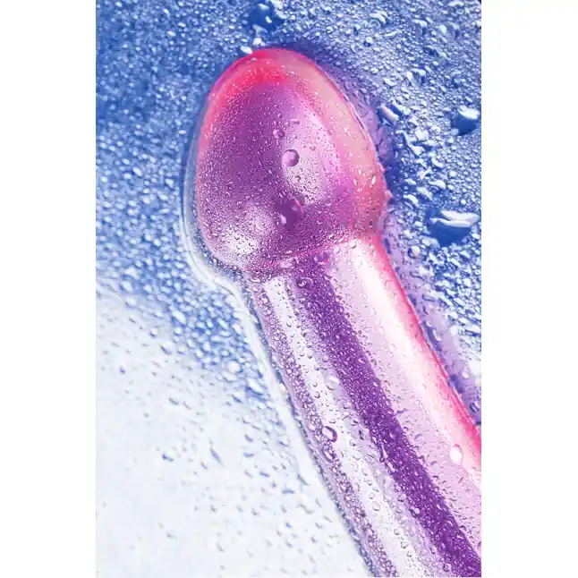 Розовый нереалистичный фаллоимитатор Jelly Dildo XL - 22 см. Фотография 8.