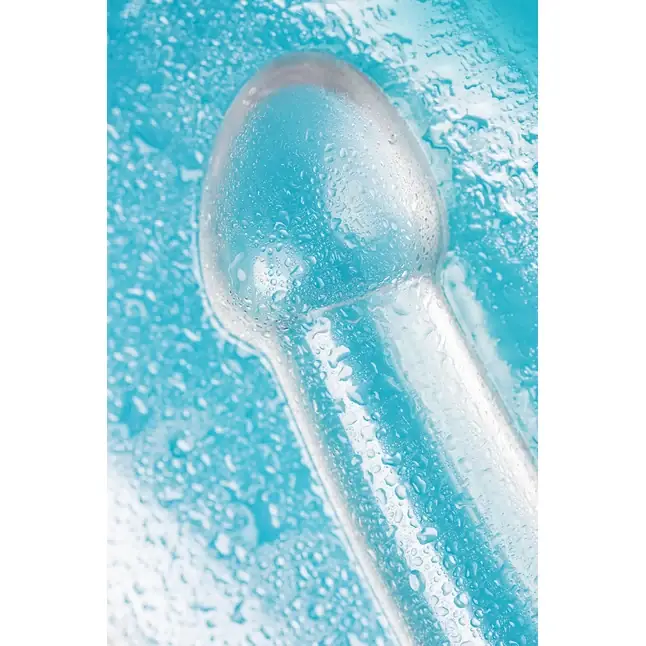 Прозрачный нереалистичный фаллоимитатор Jelly Dildo XL - 22 см. Фотография 8.