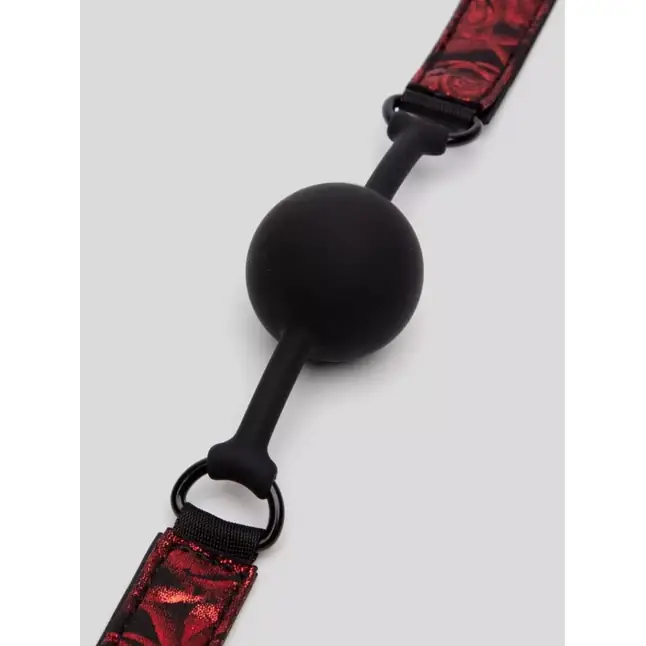 Кляп-шар на двусторонних ремешках Reversible Silicone Ball Gag - Sweet Anticipation. Фотография 2.
