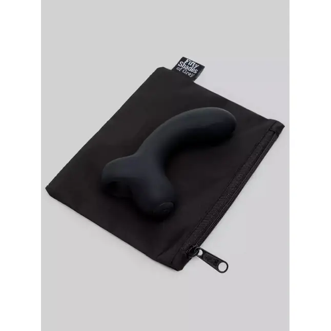 Черный вибратор на палец для G-стимуляции Sensation Rechargeable G-Spot Vibrator - Fifty Shades of Grey. Фотография 4.