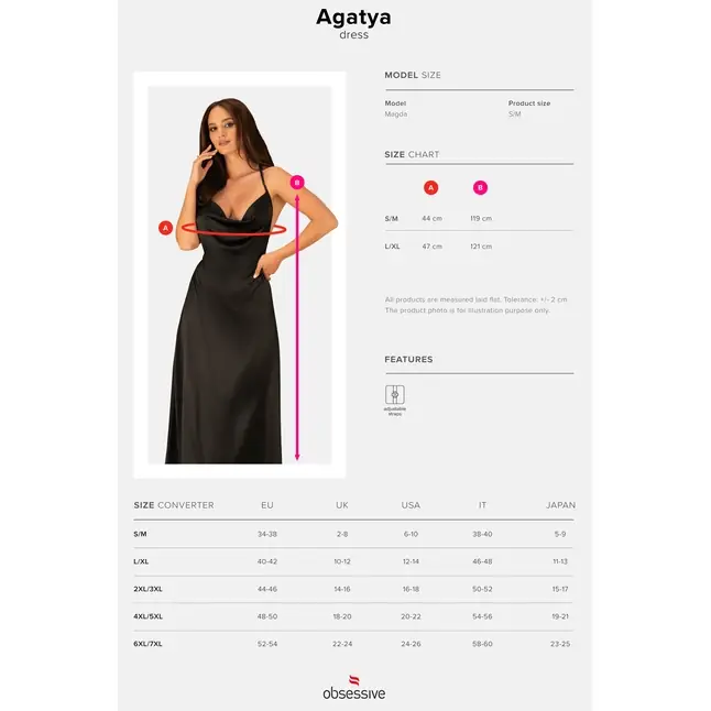 Нежная длинная сорочка Agatya - Sexy. Фотография 7.