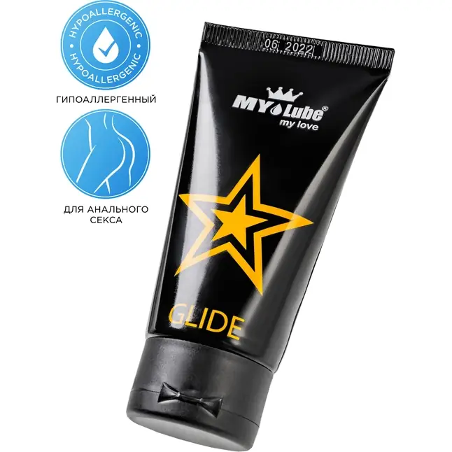 Анальная гель-смазка на водной основе MyLube GLIDE - 50 мл. Фотография 3.