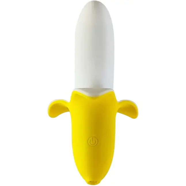 Оригинальный мини-вибратор в форме банана Mini Banana - 13 см - VupiDupi. Фотография 2.