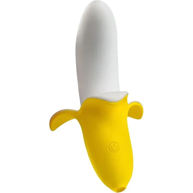 Оригинальный мини-вибратор в форме банана Mini Banana - 13 см - VupiDupi. Фотография 5.