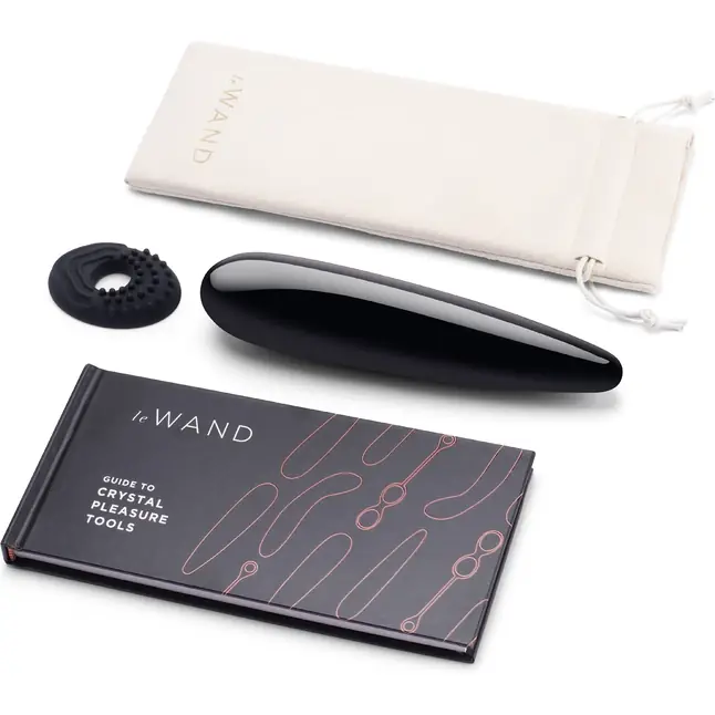 Массажер Le Wand Crystal Wand из черного обсидиана. Фотография 6.