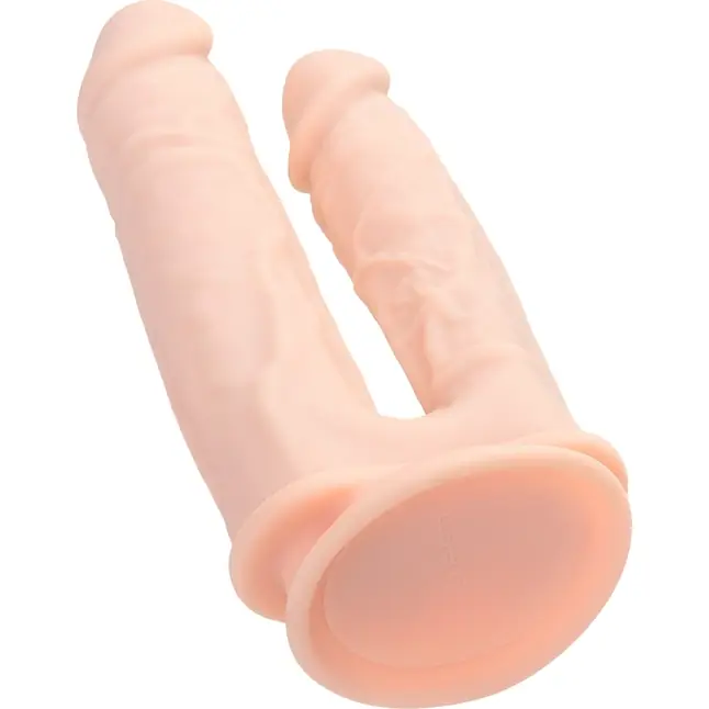 Фаллоимитатор для двойного проникновения Armie H - 19 см - RealStick Silicone. Фотография 5.