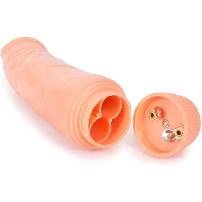 Вибратор Realistic Cock Vibe телесного цвета - 17,5 см - YOUR BEST SEXY BOY. Фотография 5.