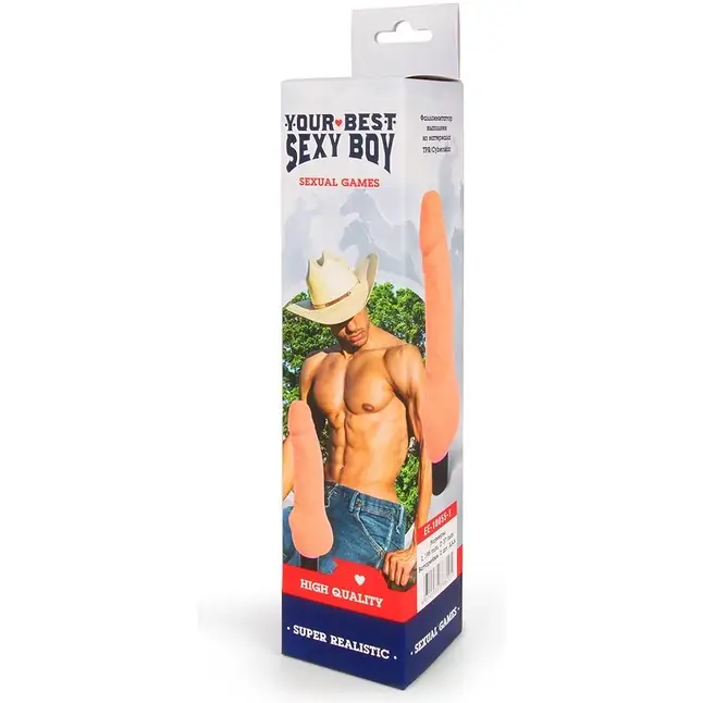 Телесный вибратор Realistic Cock Vibe - 19,5 см - YOUR BEST SEXY BOY. Фотография 7.