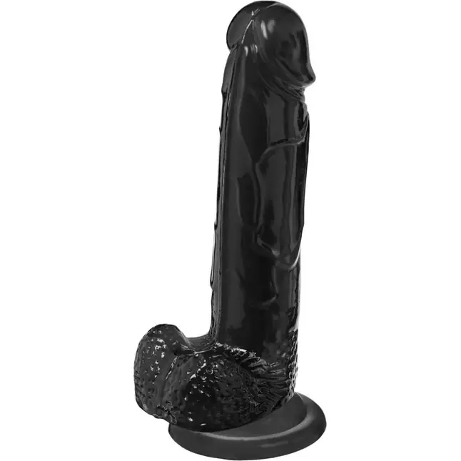 Черный реалистичный фаллоимитатор Mr. Bold XL - 22 см