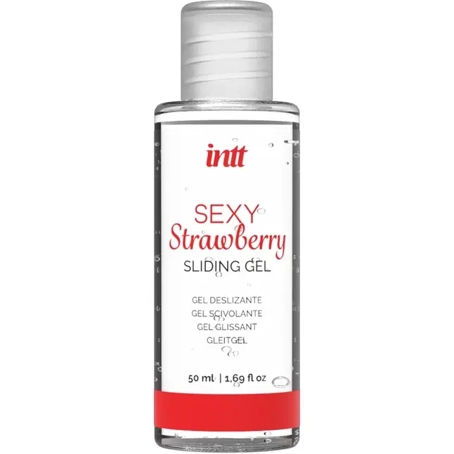 Красные трусики со стимулирующими бусинами и массажным гелем Sliding Gel Strawberry в комплекте. Фотография 2.