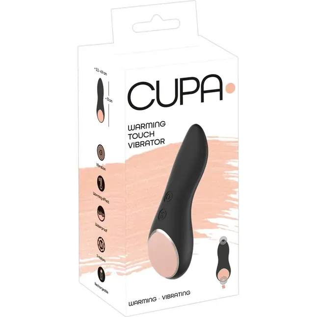 Черный клиторальный вибратор Cupa Touch с подогревом - You2Toys. Фотография 2.