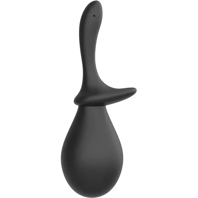 Черный анальный душ Nexus Anal Douche Set с 2 сменными насадками. Фотография 2.