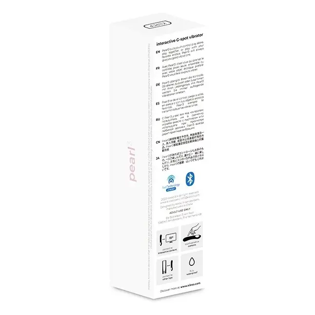 Нежно-розовый интерактивный вибратор Pearl3 - 20 см. Фотография 5.