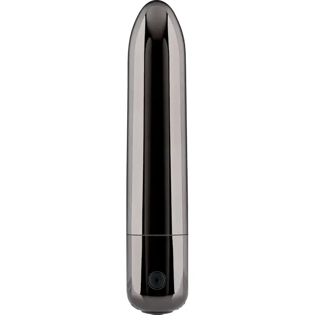 Черная вибропуля Real Simple - 10 см. Фотография 3.