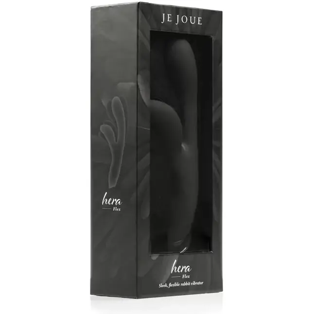 Черный вибратор-кролик Je Joue Hera Flex - 18 см. Фотография 7.