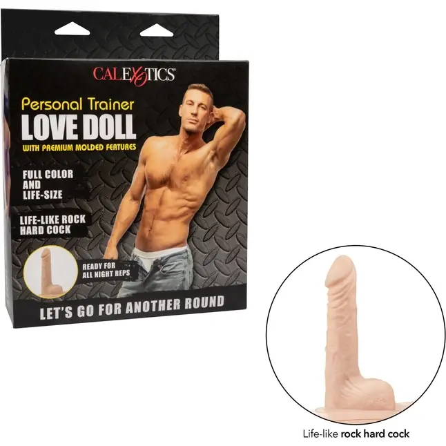 Надувная кукла с фаллосом Personal Trainer Love Doll. Фотография 3.