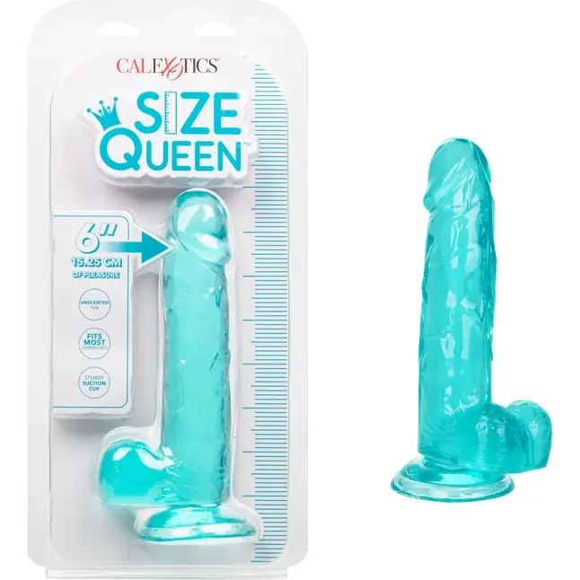 Голубой фаллоимитатор Size Queen 6 - 20,25 см - Size Queen. Фотография 10.