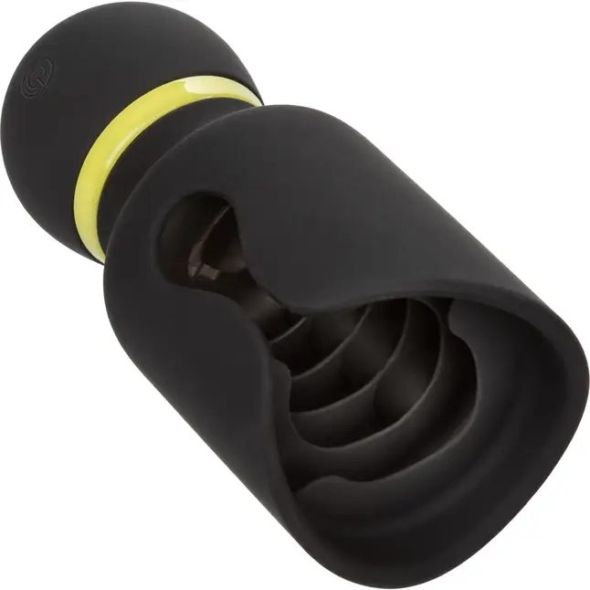 Черный вибромастурбатор Flickering Stroker - Boundless. Фотография 7.