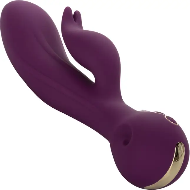 Фиолетовый вибратор-кролик Desire - 22,25 см - Obsession. Фотография 10.