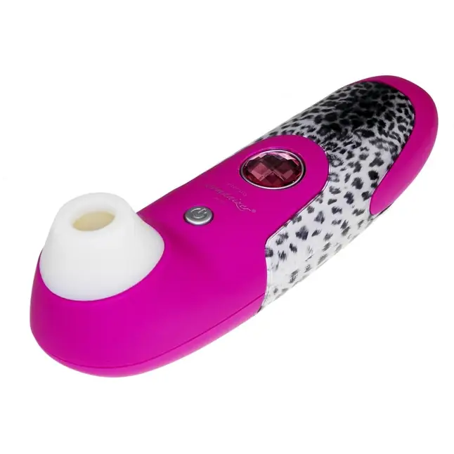 Лиловый бесконтактный стимулятор клитора WOMANIZER magenta. Фотография 2.